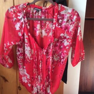 Flowered blouse